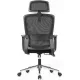 Офисное кресло SitZone U-060A сетка/ткань, черный, крестовина хром