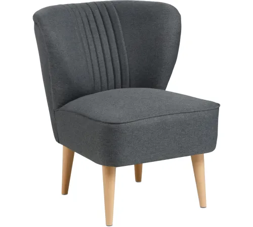 Интерьерное кресло Mio Tesoro Унельма Twist 20 Dark Grey