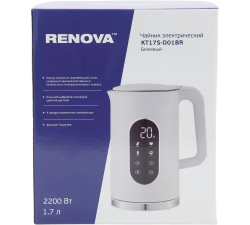 Электрический чайник Renova KT17S-D01BR