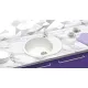 Кухонная мойка Berge BR-6201 белый матовый