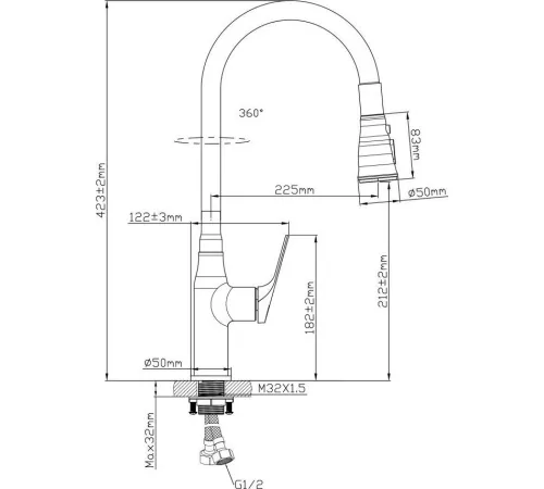 Смеситель Econoce D35 760 EC0764