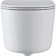 Унитаз подвесной Roxen Simple Compact в комплекте с инсталляцией StounFix Dual Fresh 6 в 1 966428 кнопка: серый бетон