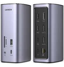 Док-станция Ugreen USB C Triple Display Docking Station 12-in-1 90325