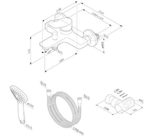 Смеситель AM.PM X-Joy F85A15000