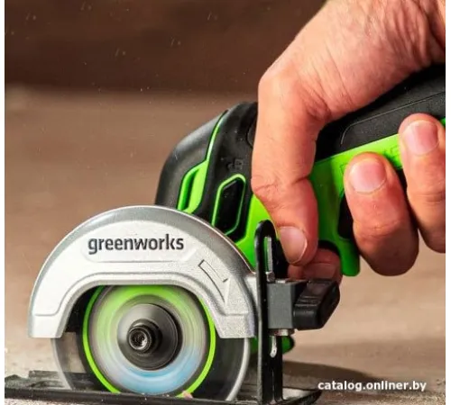 Угловая шлифмашина Greenworks GD24UCS без АКБ