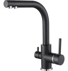 Смеситель ZorG Akvaduo Premium Brass black metallic