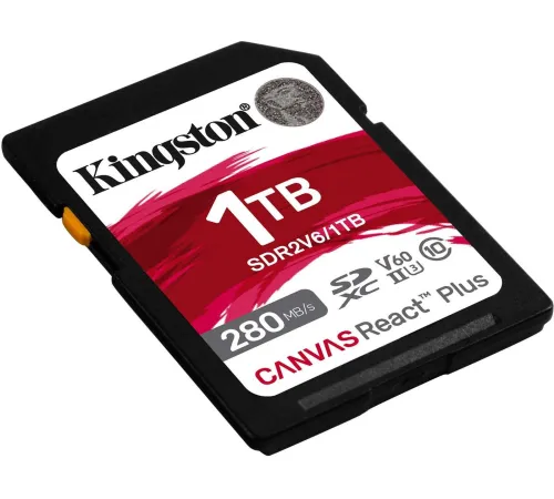 Карта памяти Kingston Canvas React Plus SDXC 1TB SDR2V6/1TB