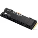 SSD WD Black SN850X NVMe Heatsink 4TB WDS400T2XHE