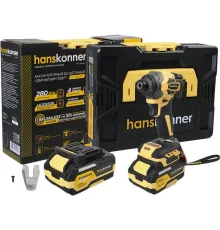 Винтоверт Hanskonner HCD20280BLC с 1-им АКБ, кейс