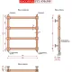 Полотенцесушитель Fincopper FCL 63x50 Ral 9005 нижнее подключение, черный