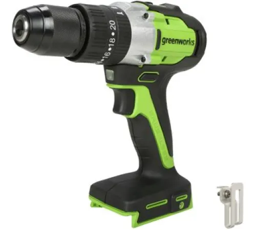 Ударная дрель-шуруповерт Greenworks GD24DD60 3704107CUB с 1-им АКБ