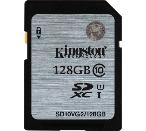 Карта памяти Kingston SDXC 128GB SD10VG2/128GB