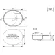 Кухонная мойка Practik PR-M 610-004 черный оникс