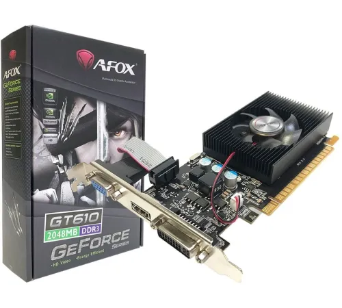 Видеокарта AFOX GeForce GT 610 2GB DDR3 AF610-2048D3L7-V6