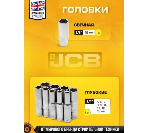 Универсальный набор инструментов JCB 4941-5DS 59718