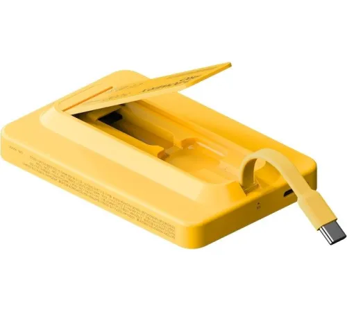 Внешний аккумулятор Momax 1-Power X Pro Magnetic Built-In USB-C IP131 5000mAh желтый