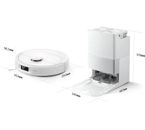 Робот-пылесос Roborock Qrevo C RRW0PEP QRRC02-02 с русской озвучкой, белый