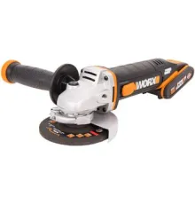 Угловая шлифмашина Worx WX800 с 2-мя АКБ, кейс