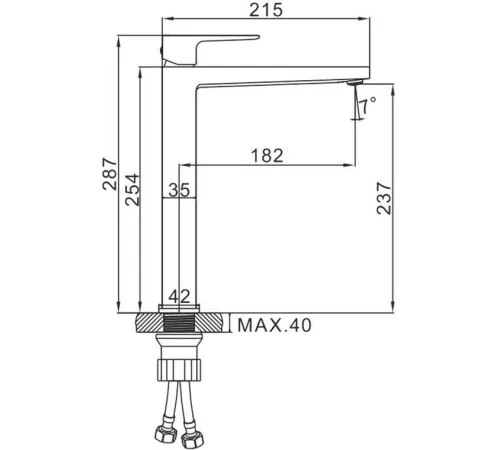 Смеситель Ledeme L1173