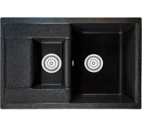 Кухонная мойка Berge BR-7612 черный матовый
