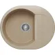 Кухонная мойка Polygran Atol-620 песочный 302