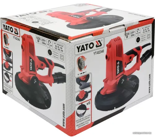 Шлифмашина для стен и потолков Yato YT-82340