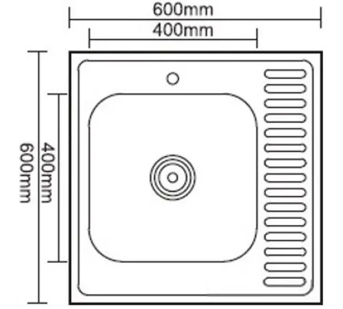 Кухонная мойка Ledeme L96060-L