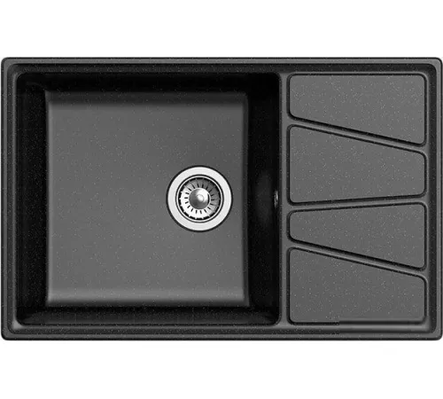 Кухонная мойка GranFest GF-V-780L черный