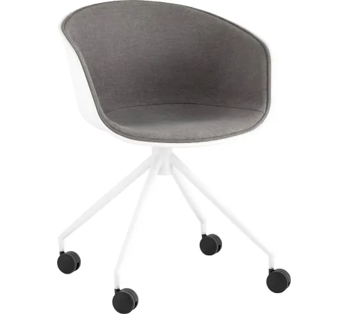Офисное кресло Stool Group Libra SL-7040ZB рогожка серый
