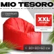 Кресло-мешок Mio Tesoro Poparada XXL PO-60x80-K красный