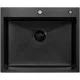 Кухонная мойка ARFEKA ECO AR мойка 600*500, коландер F, дозатор BLACK DECOR VOLCANIC