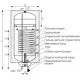 Накопительный электрический водонагреватель Galmet Neptun Kombi SGWS80-L SH