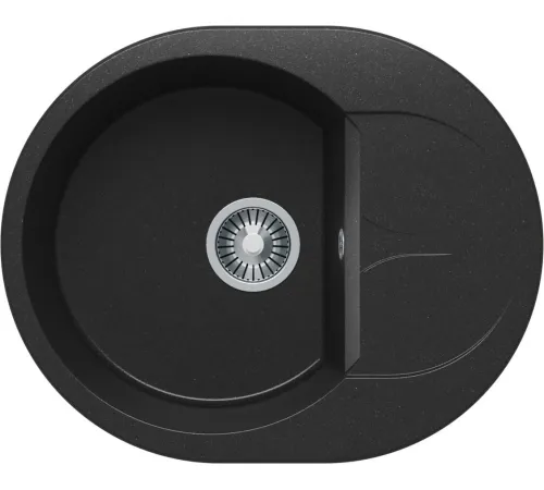 Кухонная мойка Polygran Atol-620 черный 16
