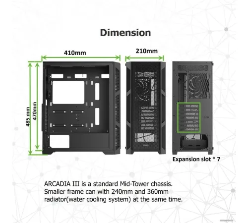 Корпус Raijintek Arcadia III V2