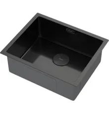 Кухонная мойка ARFEKA ECO AR 550*450 POP-UP BLACK PVD NANO DECOR MILLET GRAINS