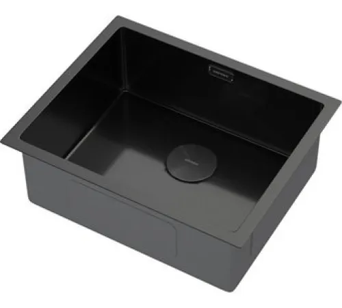 Кухонная мойка ARFEKA ECO AR 550*450 POP-UP BLACK PVD NANO DECOR MILLET GRAINS