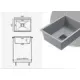 Кухонная мойка Polygran Blade 550 серый