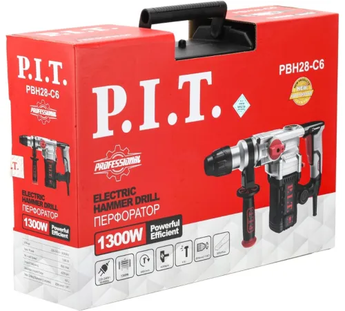 Перфоратор P.I.T. PBH28-C6 кейс