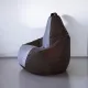 Кресло-мешок Mio Tesoro Груша Kombo XXL GF-130x85-SHS шоколад/серебристый