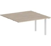 Стол Norden Приставка 120x123.8x75 SG.211.OL.63.WH белый/дуб светлый