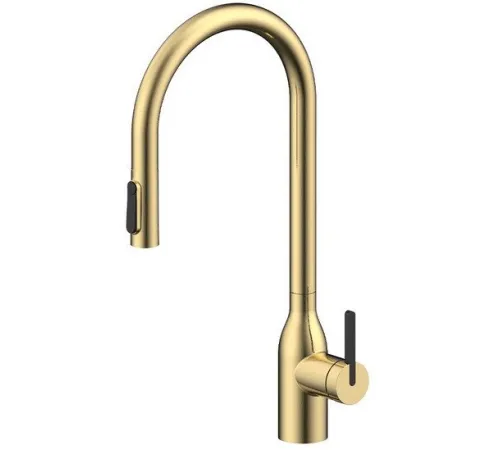 Смеситель Paulmark Iniversal Un213880-LG золото/светлое брашированное золото