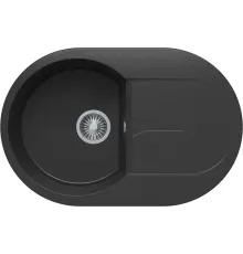 Кухонная мойка Polygran Atol-760 черный 16