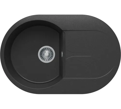 Кухонная мойка Polygran Atol-760 черный 16