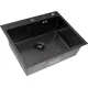 Кухонная мойка ARFEKA Eco AR 600*500 Black PVD Nano Decor Volcanic Rock