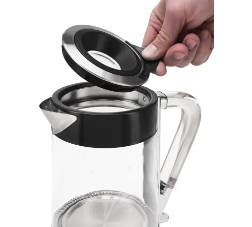 Электрический чайник Polaris PWK 1715CGL Water Way Pro черный