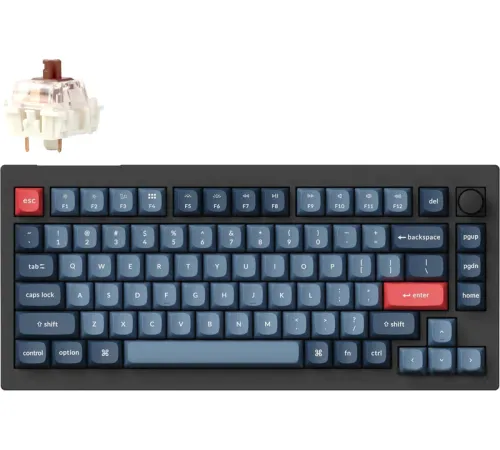 Клавиатура Keychron V1 Max RGB V1M-D3-RU Gateron Jupiter Brown