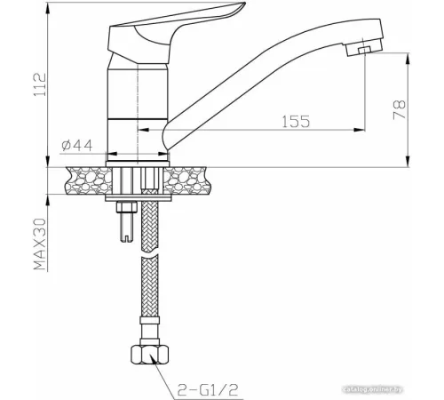Смеситель Esko Cairo CI 15