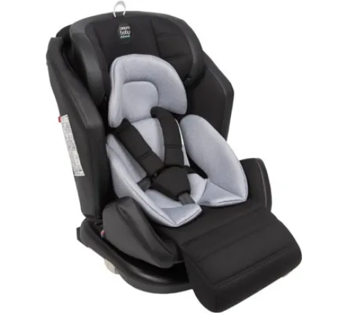 Детское автокресло Amarobaby Favorite Isofix С усиленной боковой поддержкой AB24-20FAV/0911 черный/серый