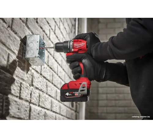 Ударная дрель-шуруповерт Milwaukee M18 M18BLPDRC-0X 4933492821 без АКБ, кейс