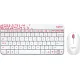 Мышь + клавиатура Logitech MK240 Nano 920-008212 белый